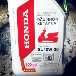 Dầu nhớt Honda chính hãng cho xe tay ga