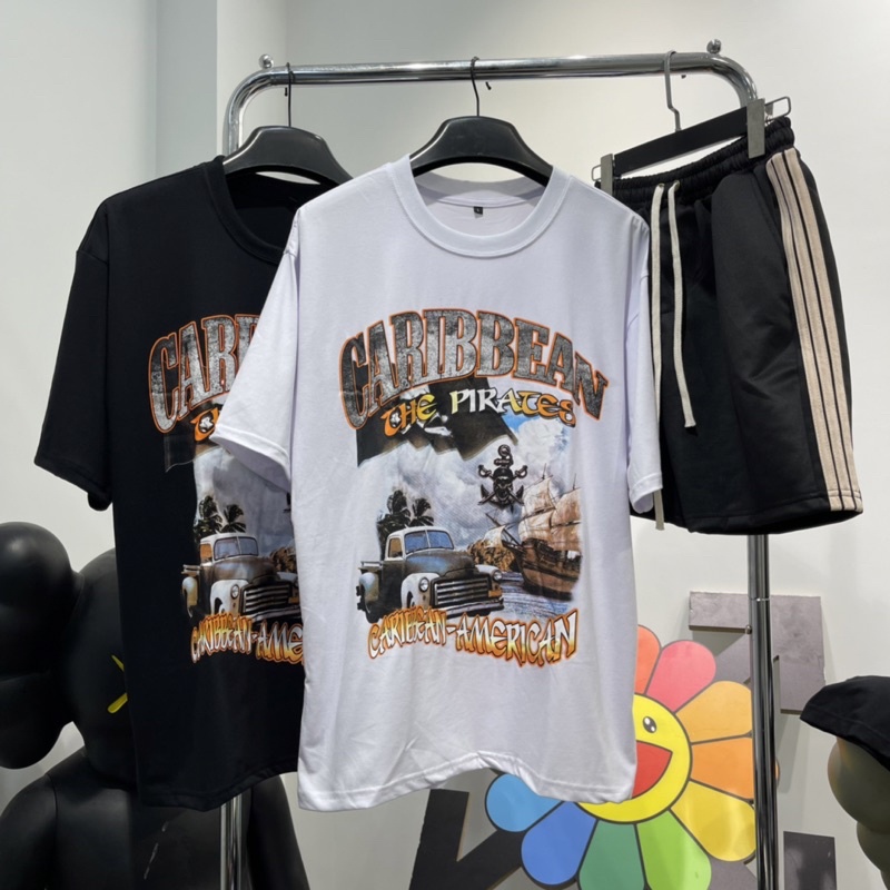 Áo thun unisex Caribbean áo thun cướp biển kun shop