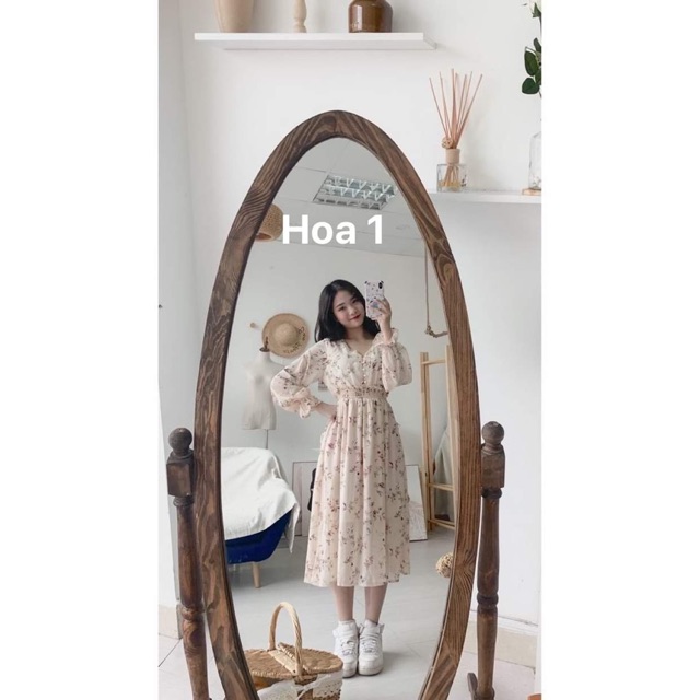 evacici Váy hoa nhí dài tay,❤️ Freeship❤️ Đầm hoa nhí thắt eo | BigBuy360 - bigbuy360.vn