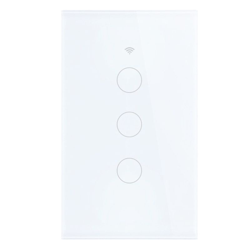 Bảng Công Tắc Điều Khiển Đèn Không Dây Cảm Ứng Bằng Giọng Nói Kết Nối Wifi Cho Alexa Home 1 2 3