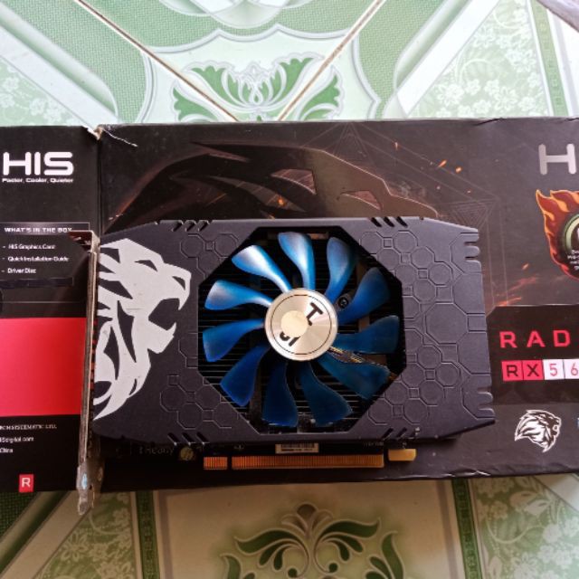 Card màn hình HIS RX560 4GB 128 BIT GDDR5 cũ RX 560 21