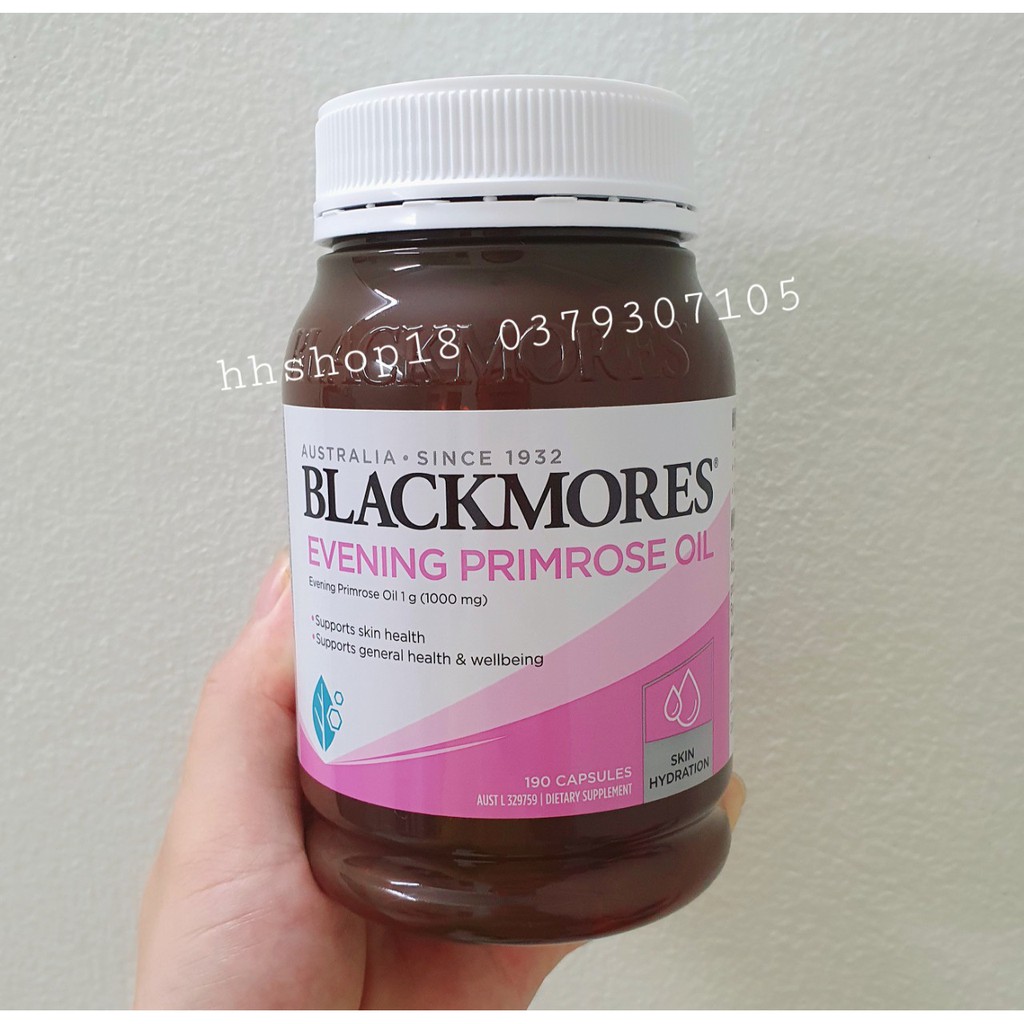 Tinh dầu hoa anh thảo Blackmores 190 viên mẫu mới