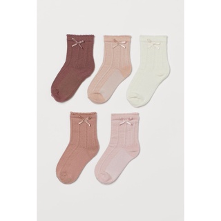 Set 5 đôi tất Hm bé trai bé gái - săn sale Hm uk - hàng chính hãng