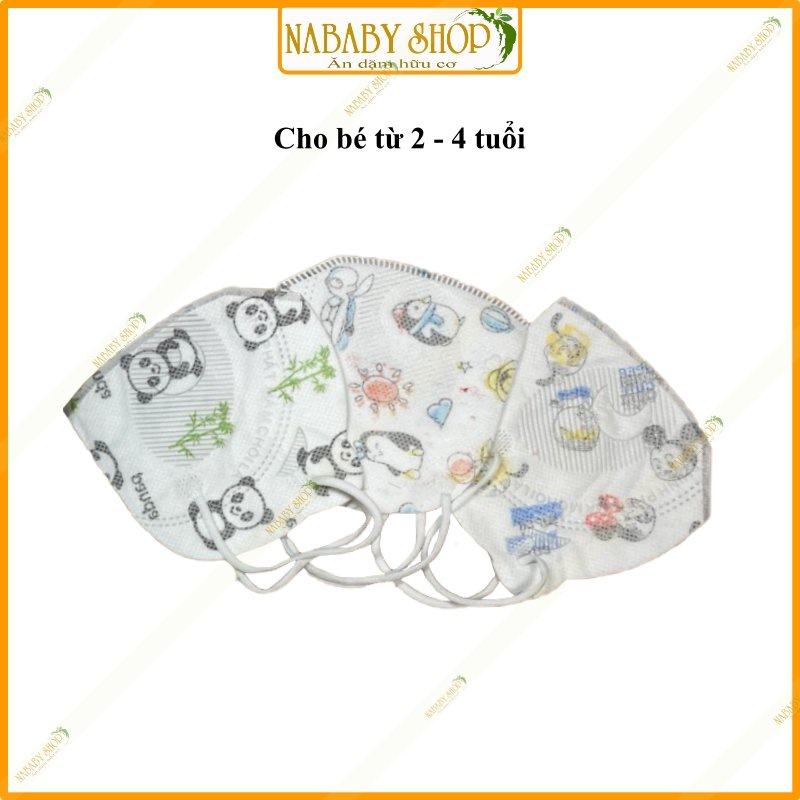 Khẩu trang mầm chồi lá Thịnh Phát (túi 10 chiếc) cho bé từ 0-7 tuổi