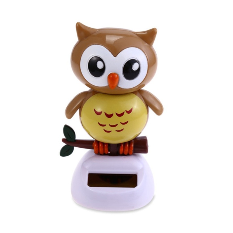 Mô Hình Chim Cú Hoạt Hình Bằng Năng Lượng Mặt Trời 5 &quot;Trang Trí Xe Hơi