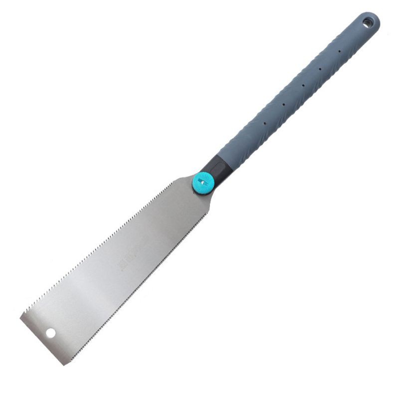 Cưa cầm tay bằng thép SK5 khung bằng nhựa thiết kế 3 viền răng cưa dùng gia công đồ gỗ tiện dụng