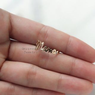 Nhẫn typo ring xi vàng