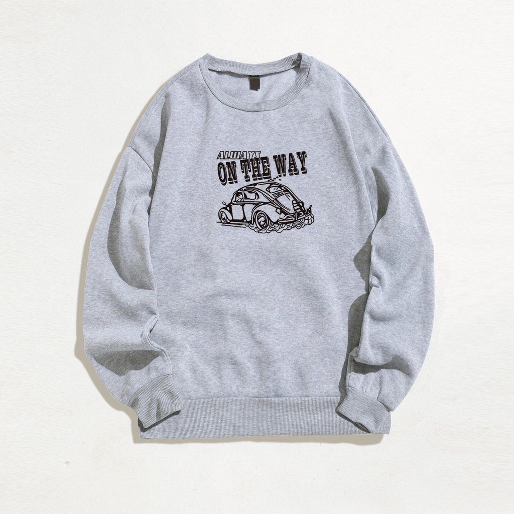 Áo Sweater Dáng Rộng In Họa Tiết Cá Tính Dành Cho Nữ