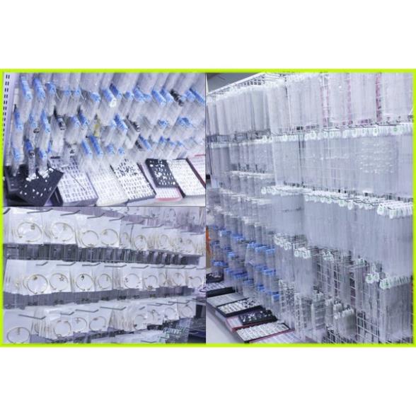 Dây chuyền nam thời trang kiểu ziczac PT JEWELRY kích cỡ 9mm màu trắng đen thép không gỉ PTDCNA40