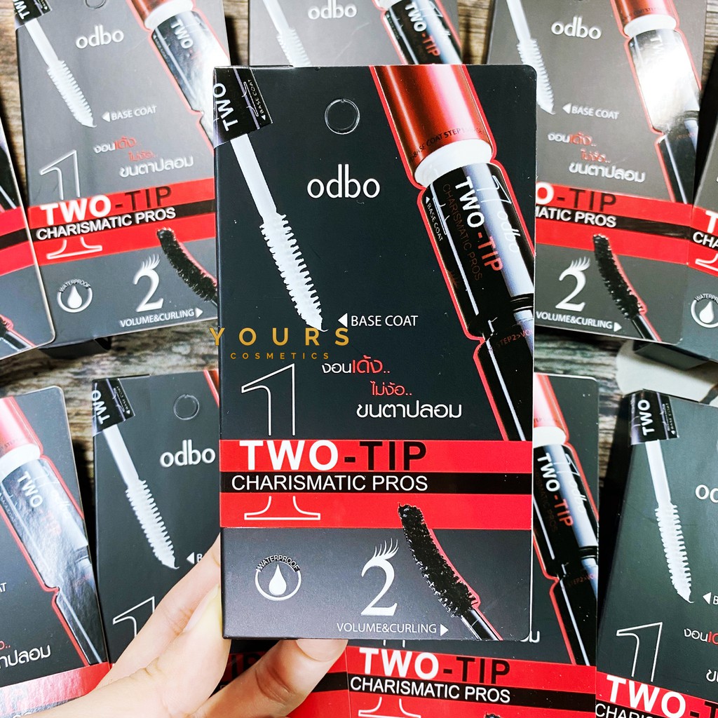 [Auth Thái] Mascara 2 Đầu Làm Cong Và Dày Mi Odbo Two Tip OD901 - Chuốt Mi 2 Đầu Odbo Two Tip Làm Dày Và Dài Mi