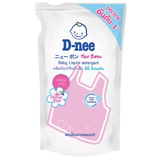 Nước giặt +xả Dnee túi 600ml hồng