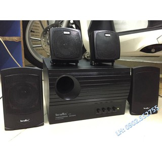 Bộ Soundmax 4.1 màu đen giá rẽ +Tặng kèm dây AV 3.5 nghe điện thoại