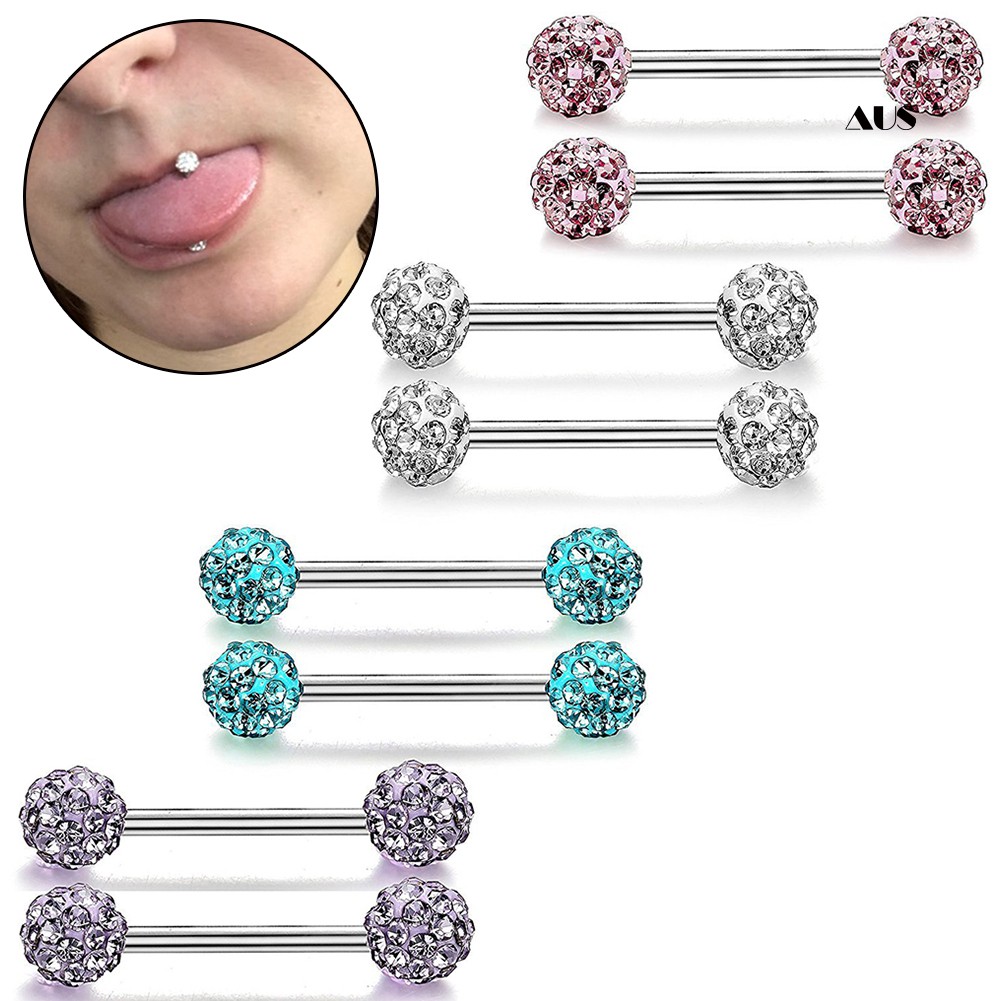 Khuyên Xỏ Cơ Thể Đính Đá Thời Trang Cá Tính