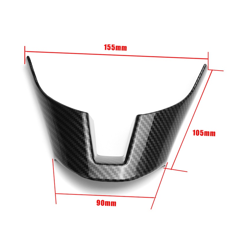 Khung Trang Trí Vô Lăng Bằng Sợi Carbon Cho MAZDA 3 Axela 2014 2015 2016