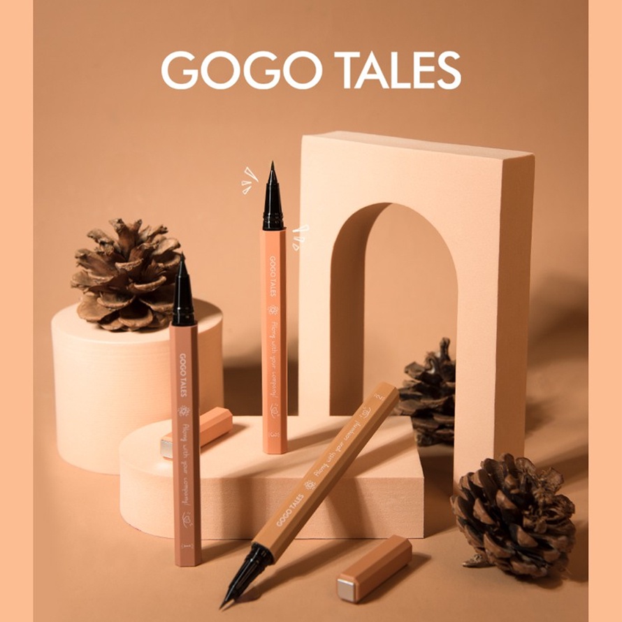 Bút kẻ mắt siêu mảnh GOGO TALES Slender beckoning eyeliner 0.6ml NPP Shoptido