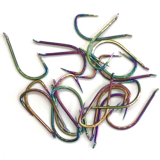 Móc Lưỡi Câu TiTan 7 Màu Không Ngạnh Cực Chắc Chắn Dùng Cho Cần Câu Tay