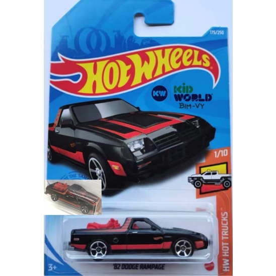 Xe mô hình Hot Wheels basic Bán tải '82 Dodge Rampage GTC05.