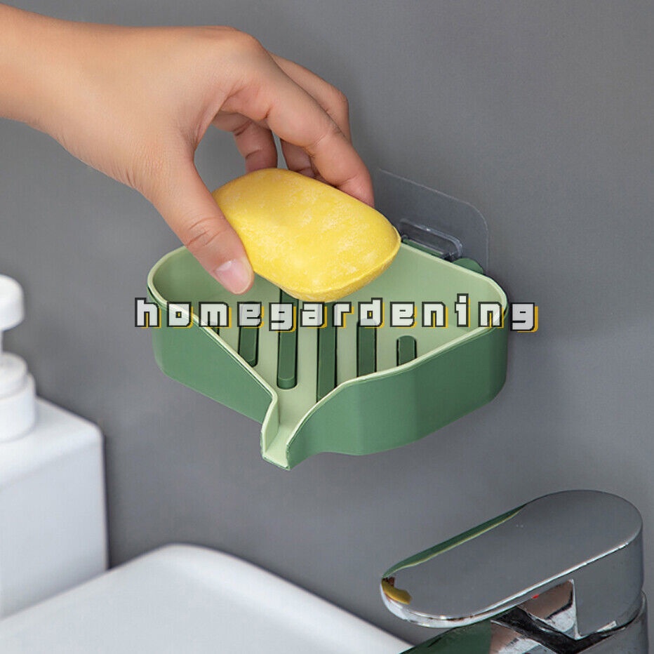 Giá Đỡ Xà Phòng Hai Tầng Gắn Tường Không Cần Khoan