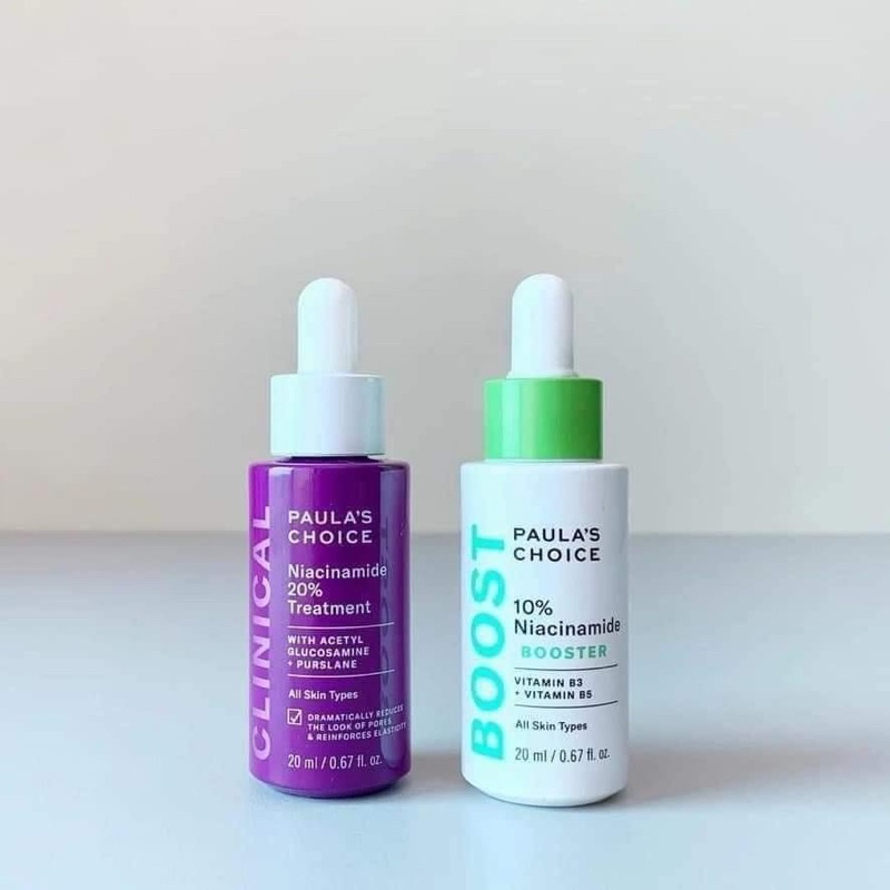 Tinh chất Se khít lỗ chân lông Niacinamide 10% và 20% dòng Pau la