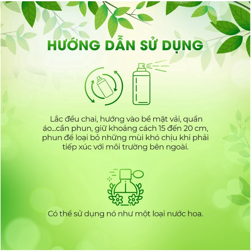 Xịt thơm/phẳng quần áo JULYHOUSE hương gỗ hồng, thơm mát ngày dài (Chai 20ml/280ml)