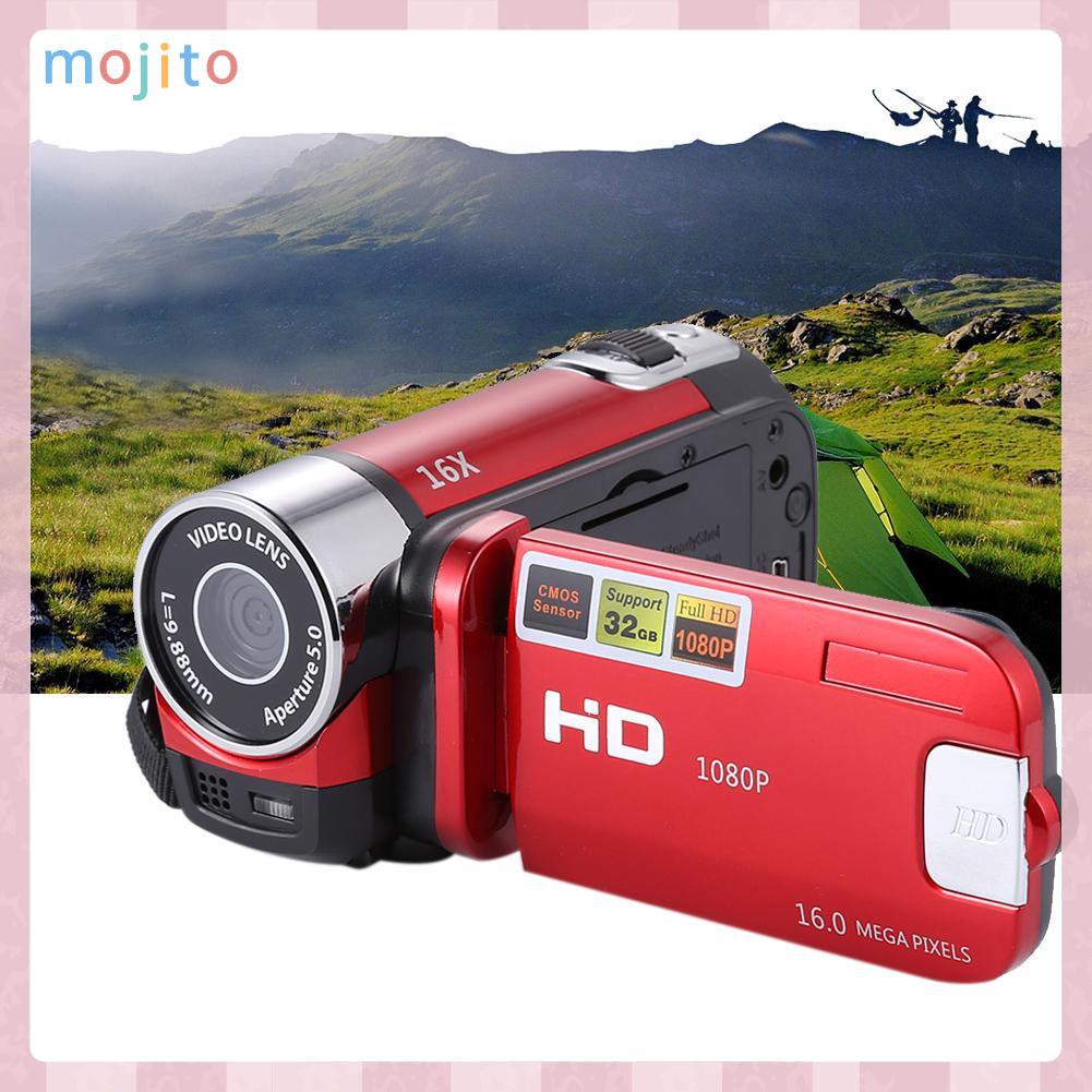 MOJITO Digital Video Camera Full HD 1080P 32GB 16x Zoom Mini Camcorder DV Camera