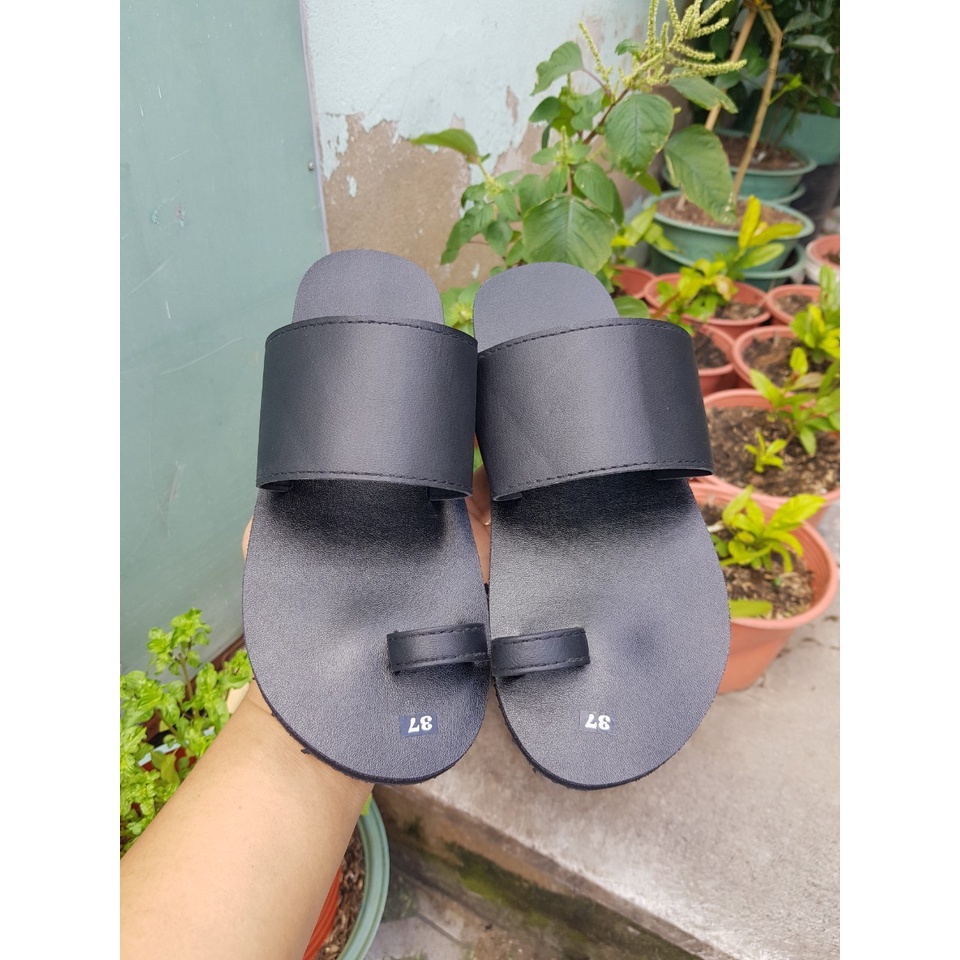 sandal đồng nai dép cặp nam và nữ ( đế đen quai đen ) size từ 35 nữ đến 43 nam