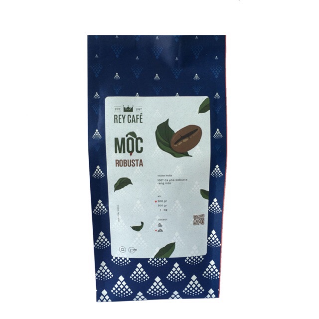 Cà phê Mộc Robusta - Pha Phin/Máy - Coffee Nguyên chất rang mộc - Rey Cafe