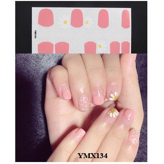 Miếng dán móng tay Silicon - Nail Wraps (14 miếng dán khô)
