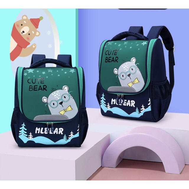 (TH9) Balo Đi Học Cho Bé CUTE BEAR