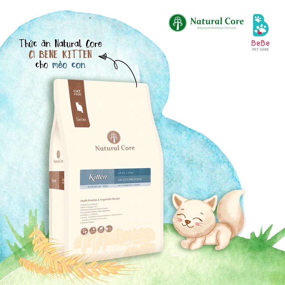 [5Kg] Hạt NATURAL CORE Kitten Cho Mèo Con