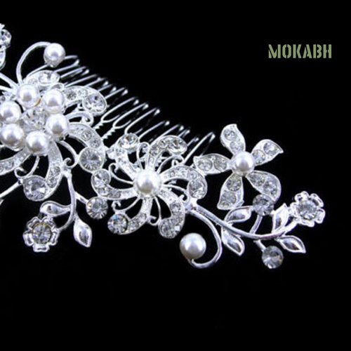 Trâm Cài Tóc Hình Hoa Đính Ngọc Trai Nhân Tạo Thời Trang