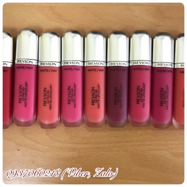 Son kem li Revlon Ultra HD Matte Lip Color (chuẩn Mỹ)