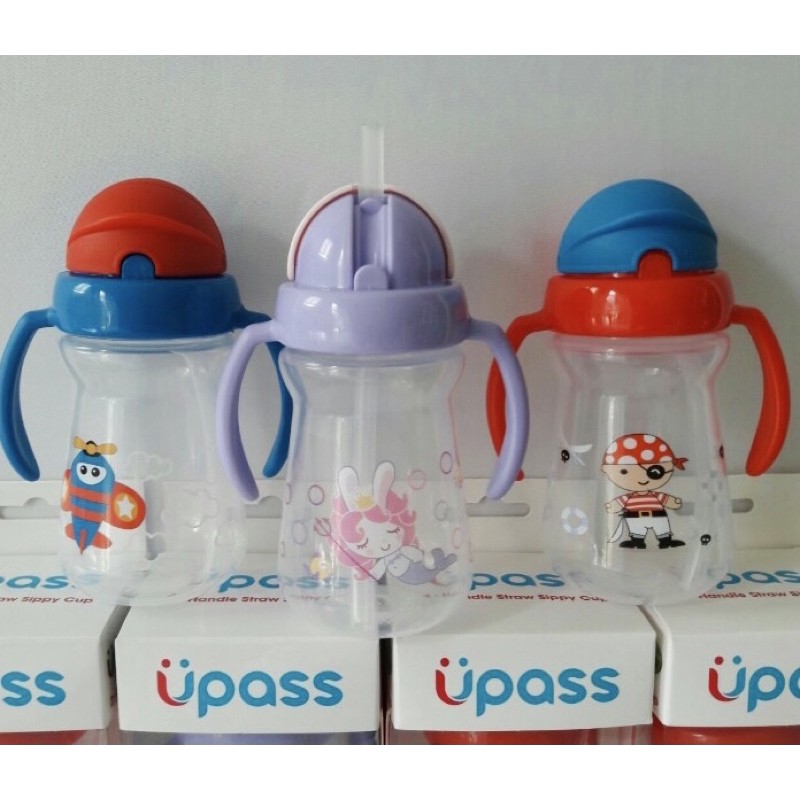 Bình tập uống chống sặc có tay cầm Upass 150ml