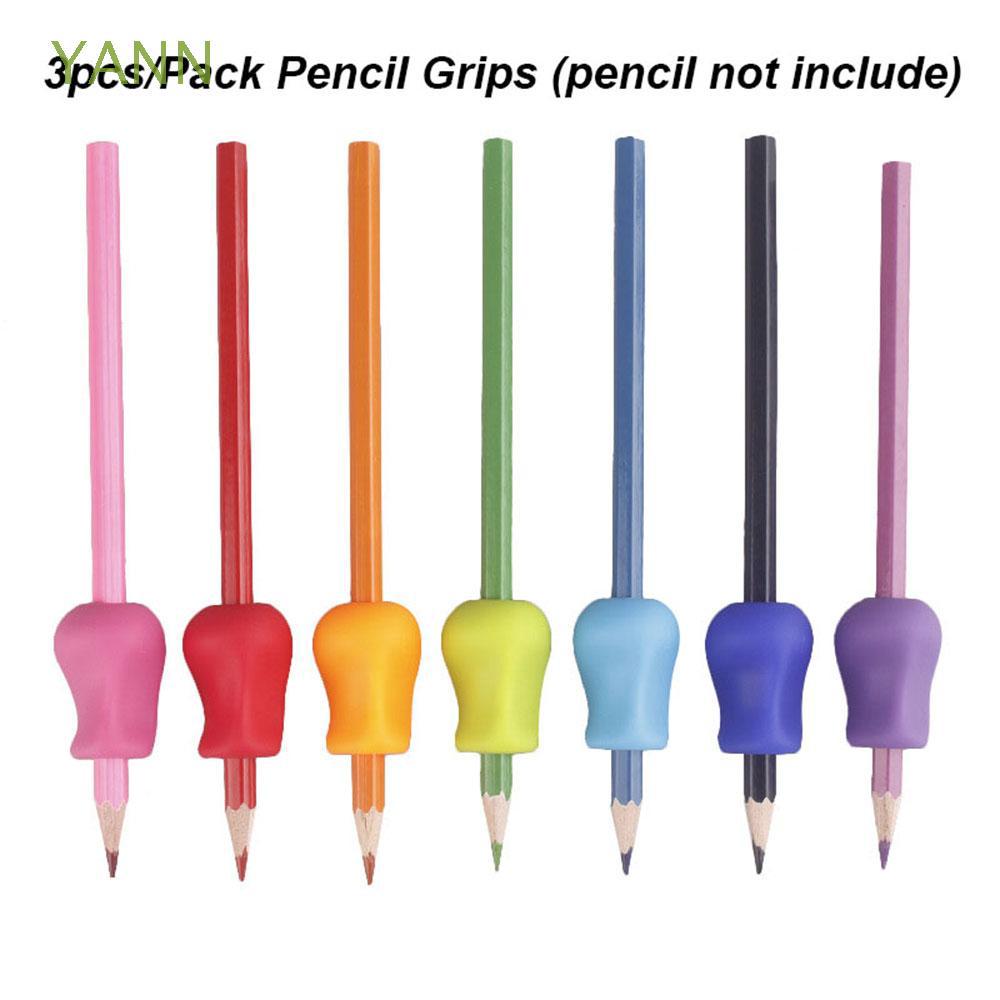 3pcs/Pack color random Stationery Refill Writing Aid Tool School Supplies Rectification Pencil Grips