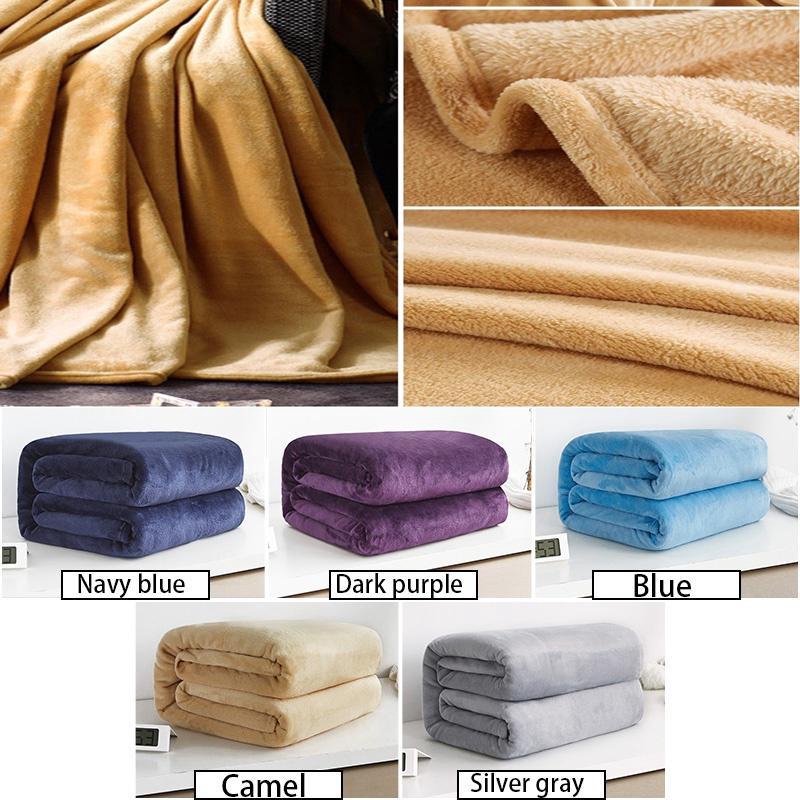 Chăn Làm Từ Vải Nỉ Siêu Mềm Mại Với 4 Kích Thước Tùy Chọn