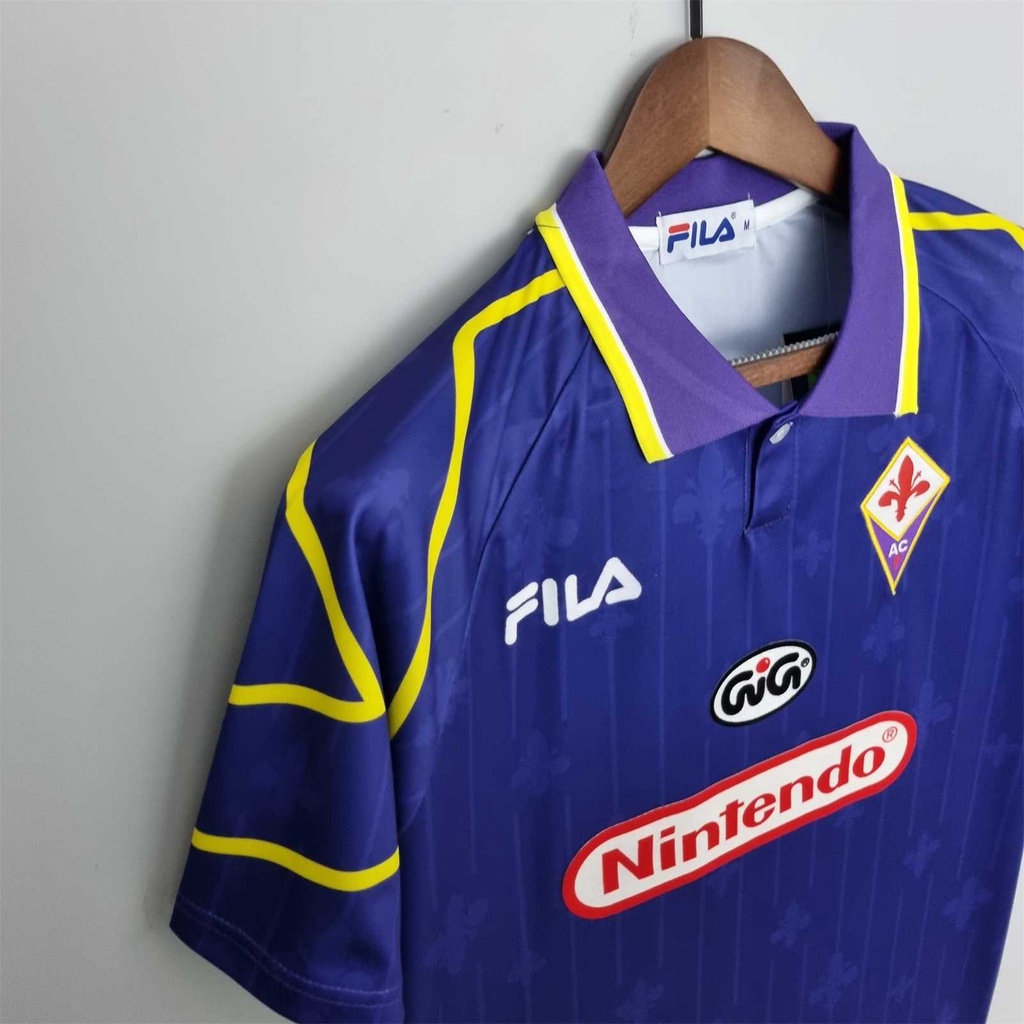 Áo Bóng Đá Đội Tuyển Fiorentina 97-98 Phong Cách Retro