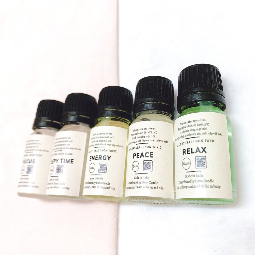 Tinh dầu thơm phòng, Tinh dầu thiên nhiên nguyên chất - Dana Candle - 10ml