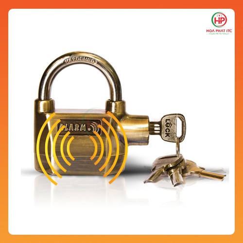 Ổ khóa chống trộm hai lõi k-8325 có còi hú
