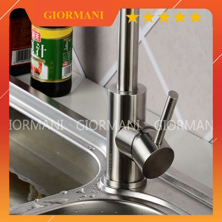 Giá hủy diệt vòi rửa chén, vòi rửa bát inox 304 VRB03 tặng đôi dây cấp inox