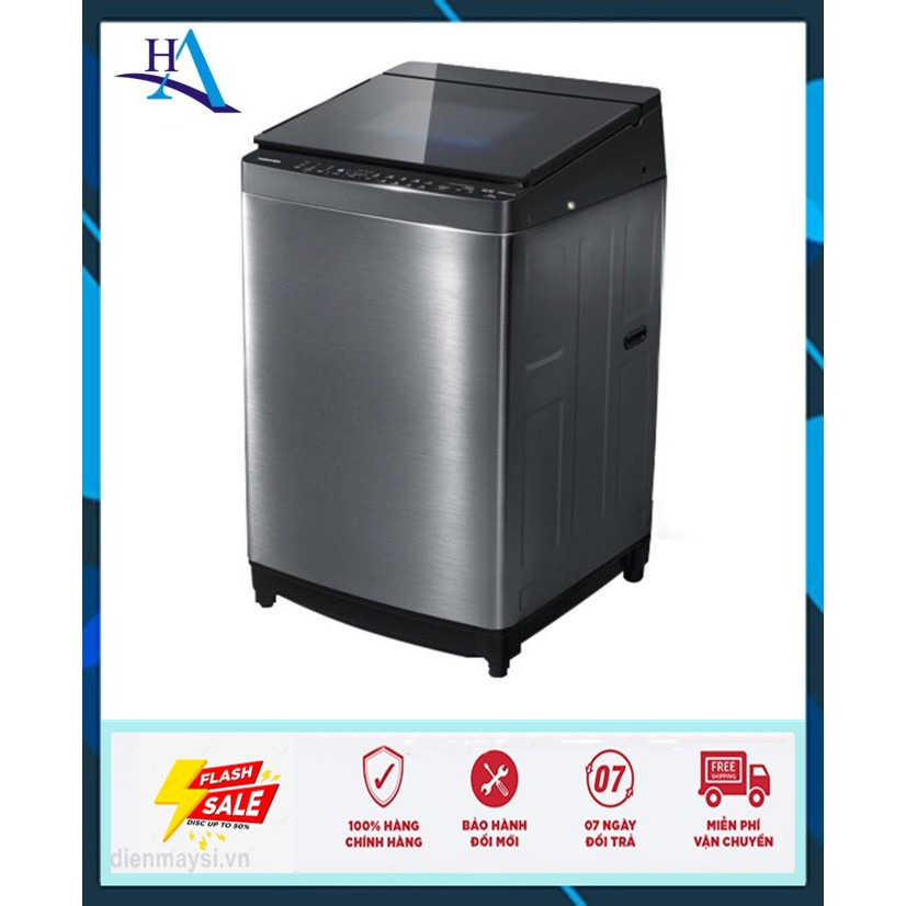 Máy giặt Toshiba Inverter 16 kg AW-DUG1700WV (SS)(Miễn phí giao tại HCM-ngoài tỉnh liên hệ shop)