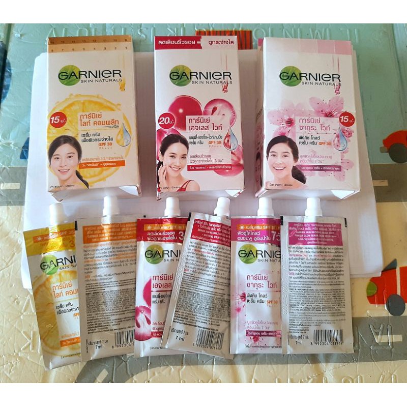 Lẻ típ kem dưỡng trắng da GARNIER thái lan