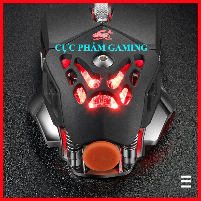 [Mã ELFLASH5 giảm 20K đơn 50K] CHUỘT GAMING KHỦNG V9 LED kim cương-đẹp từng centimet