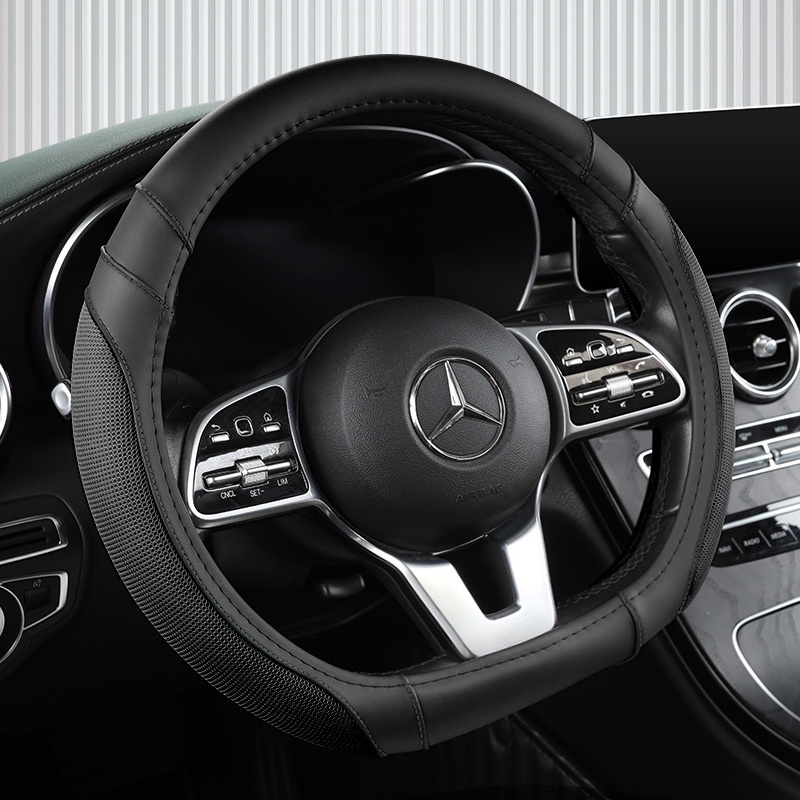 Bọc vô lăng ô tô loại D bọc da cho Kia Proceed Ceed GT Stonic 2017 2018 2019 2020 2021 Picanto X-line Morning