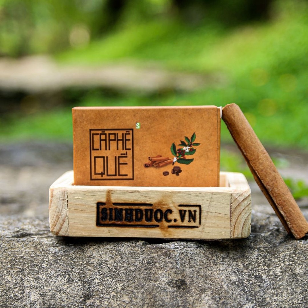 Xà bông cafe quế, xà bông handmade 100% từ thảo dược thiên nhiên giúp dưỡng ẩm, làm sạch da. | BigBuy360 - bigbuy360.vn