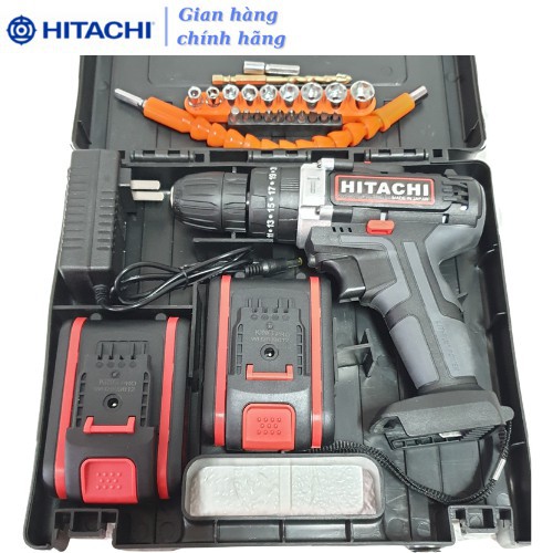 [CHÍNH HÃNG] [Tặng bộ 22 chi tiết] Máy Khoan Pin Hitachi 36V 3 Chức Năng - Khoan Bê Tông - Bắt Vít - Hitachi 36V