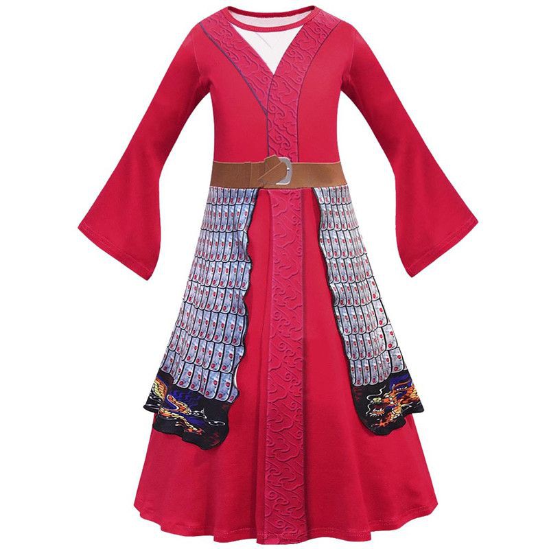 Đầm Hoá Trang Công Chúa Mulan Cho Bé