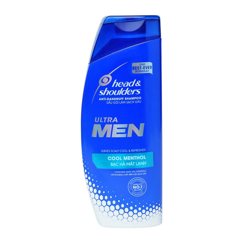 Dầu gội sạch gàu bạc hà mát lạnh Head & Shoulders Ultra Men