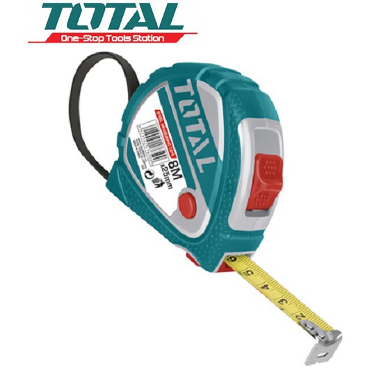 TOTAL - 8Mx25MM THƯỚC KÉO THÉP NỀN VÀNG - TMT126081