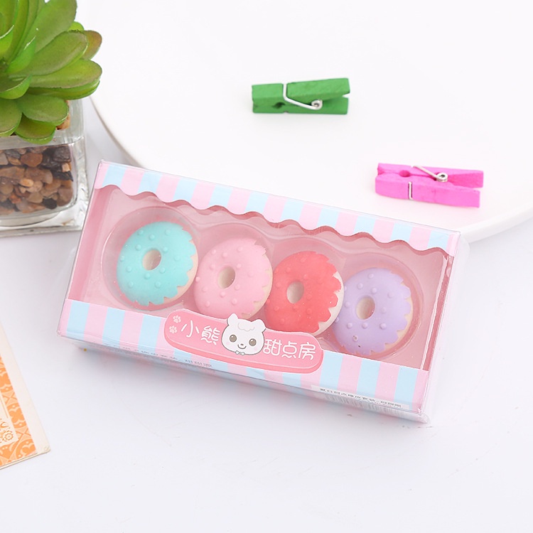 Gôm Tẩy Cute Hình Que Kem, Bánh Donut
