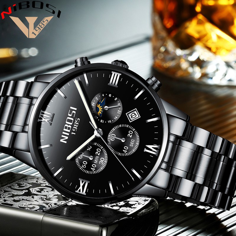 Đồng Hồ Nam NIBOSI JAPAN Mặt Kính Gia Công Siêu Bền | BigBuy360 - bigbuy360.vn